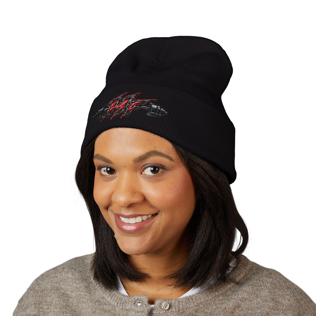 Holsclaw Fitness HF Barbell Embroidered Beanie
