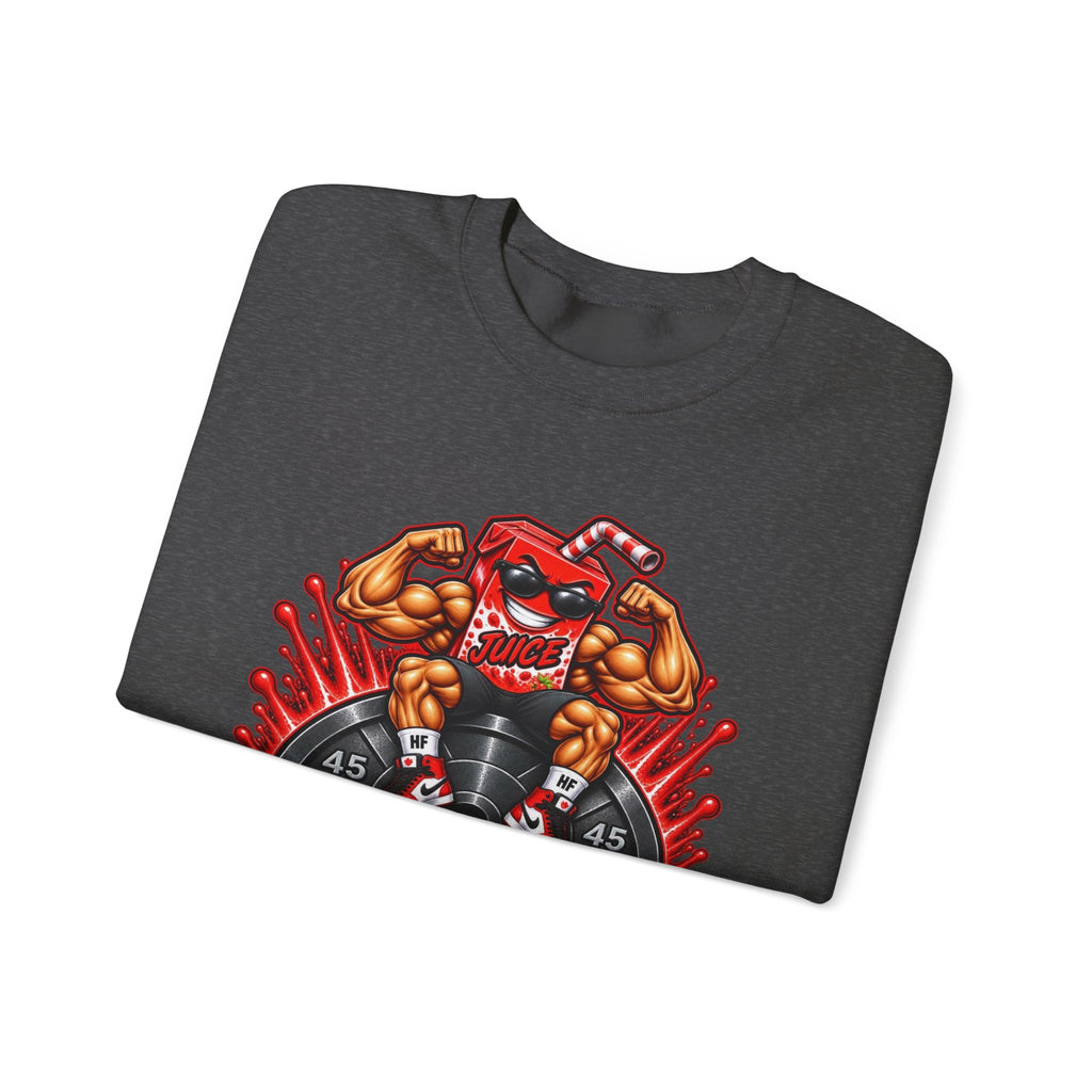 Holsclaw Fitness Crewneck Sweatshirt — Train Hard, Stay Juiced Gym Pullover