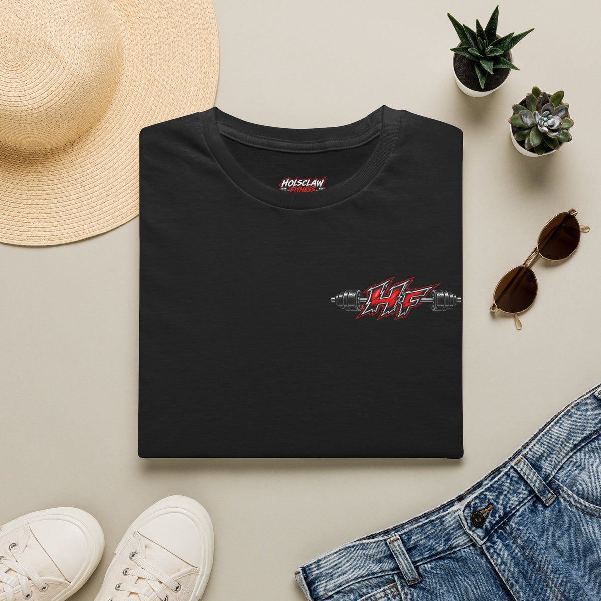 Holsclaw Fitness HF Barbell T-Shirt