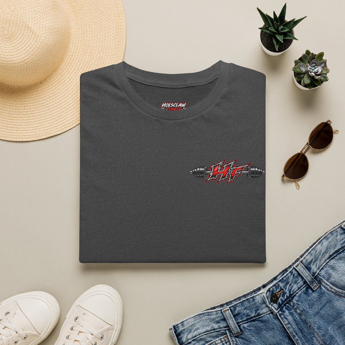 Holsclaw Fitness HF Barbell T-Shirt