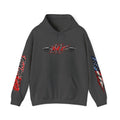 Holsclaw Fitness Hoodie — American Flag Sleeves & Barbell Logo