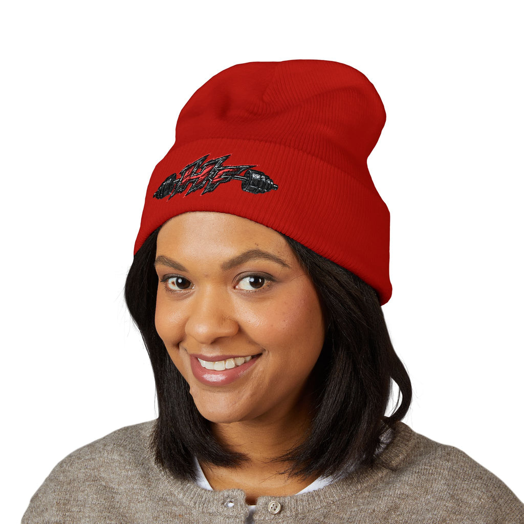 Holsclaw Fitness HF Barbell Embroidered Beanie