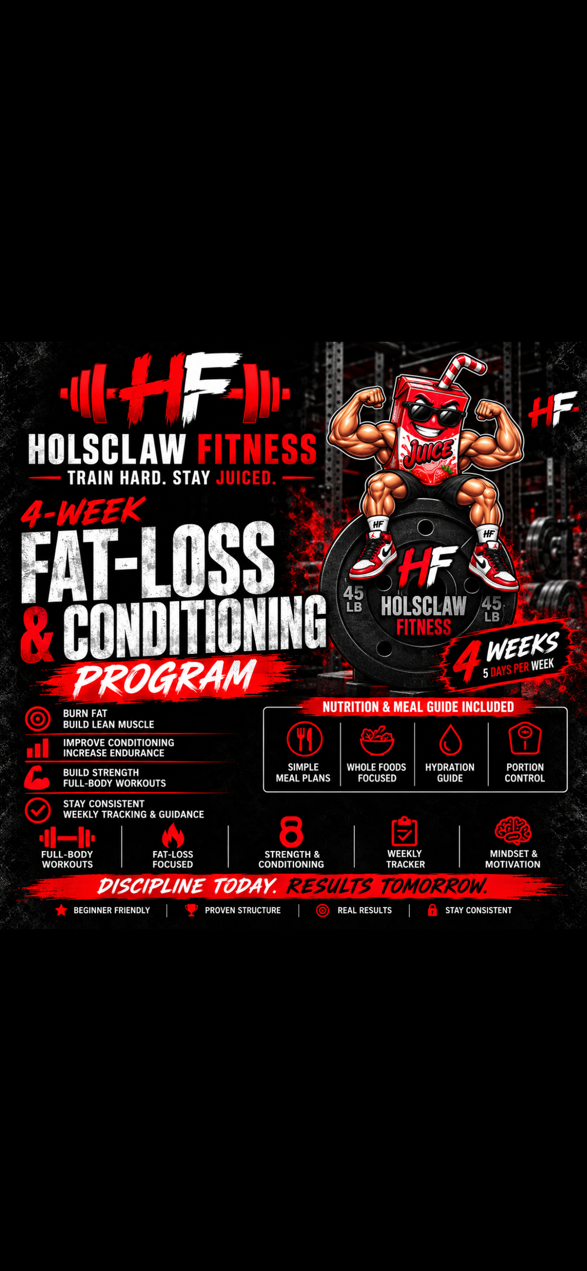 4-Week Beginner Fat-Loss & Conditioning Program