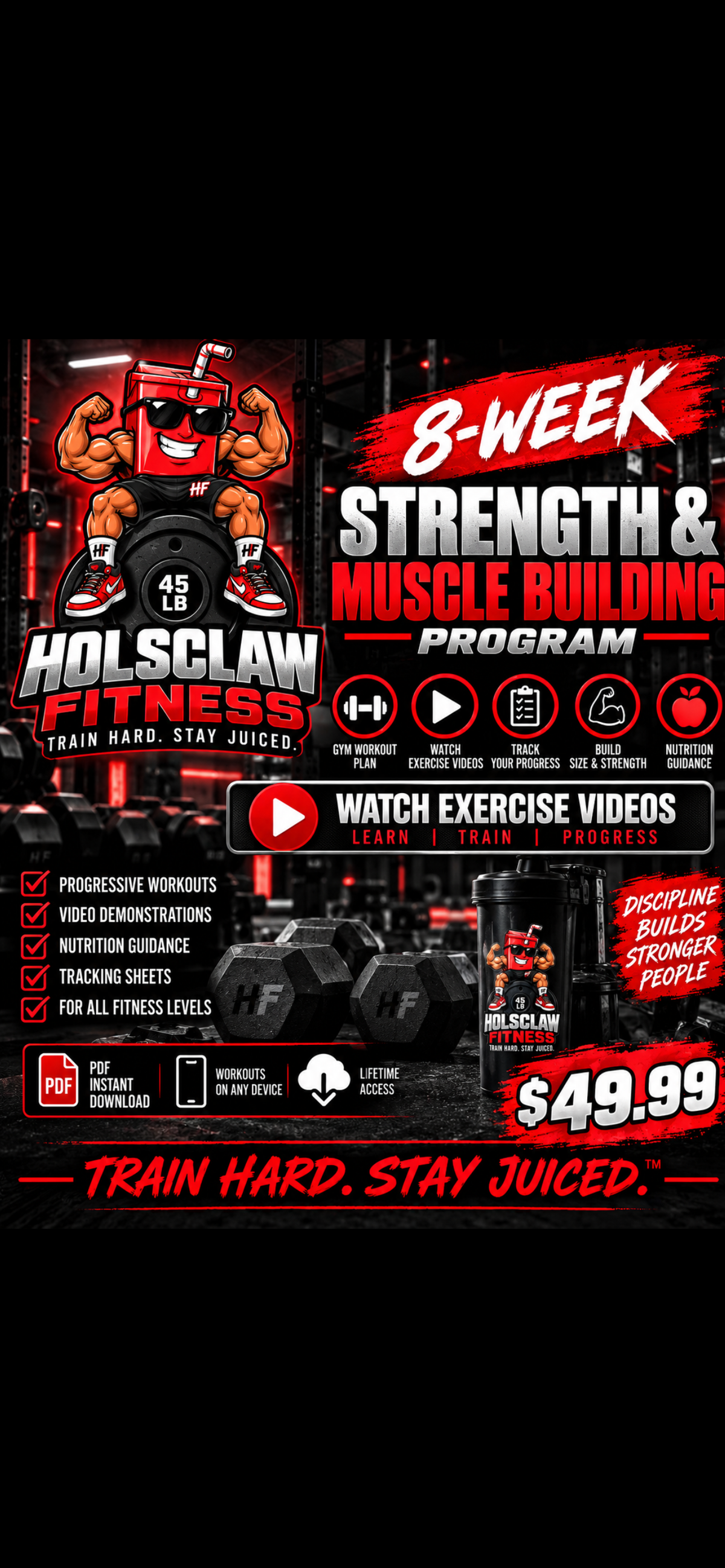 8-Week Strength & Muscle Building Program