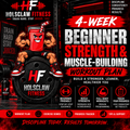4-Week Beginner Strength & Muscle-Building Workout Plan